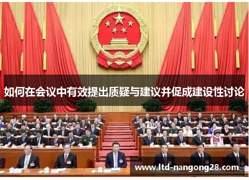 如何在会议中有效提出质疑与建议并促成建设性讨论