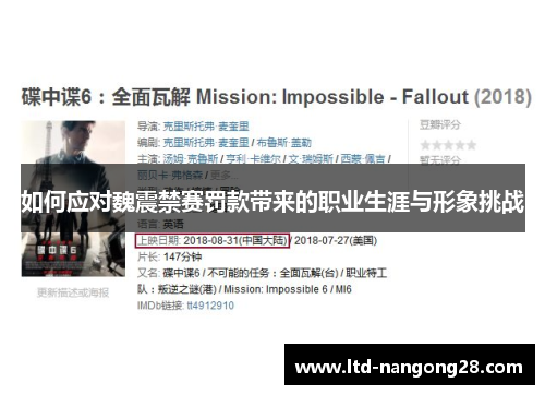 如何应对魏震禁赛罚款带来的职业生涯与形象挑战